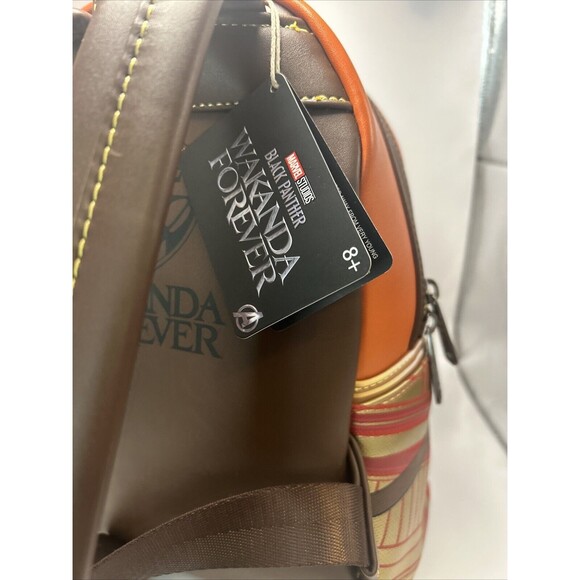 NWT Loungefly Marvel Black Panther Wakanda Forever Okoye Cosplay Mini Backpack - Picture 8 of 16